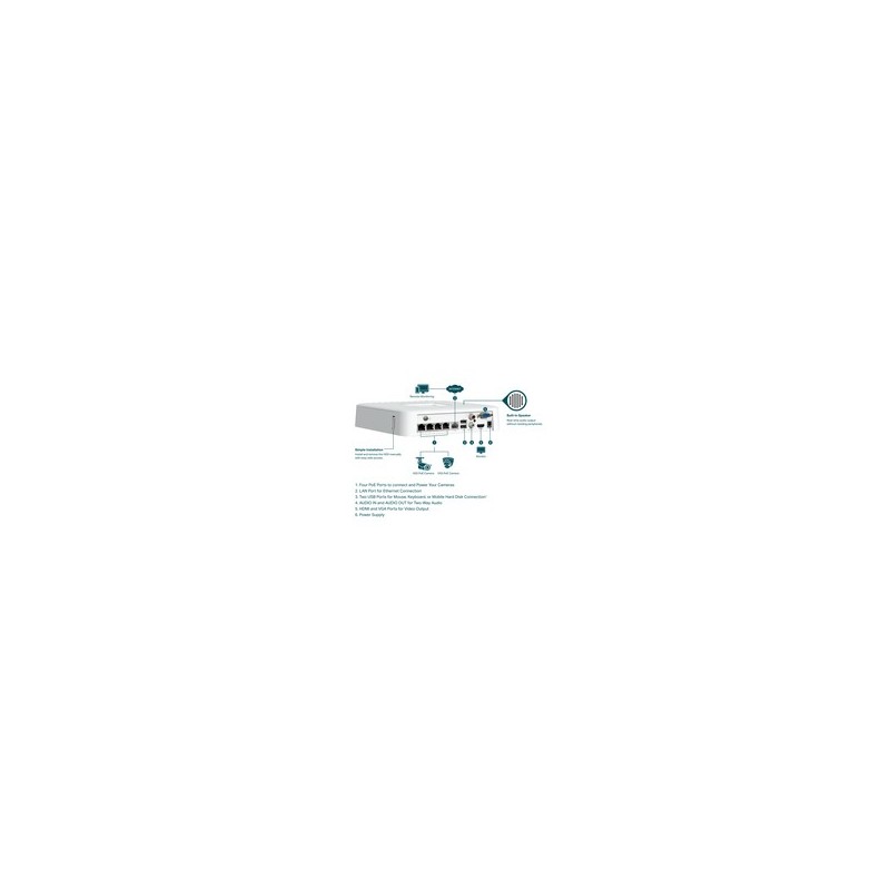 VIGI NVR1104H-4P V1 Standalone NVR VIGI NVR1104H-4P V1 Standalone NVR